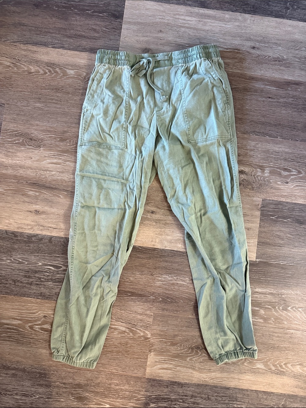 GAP Men's Olive Drawstring Joggers
